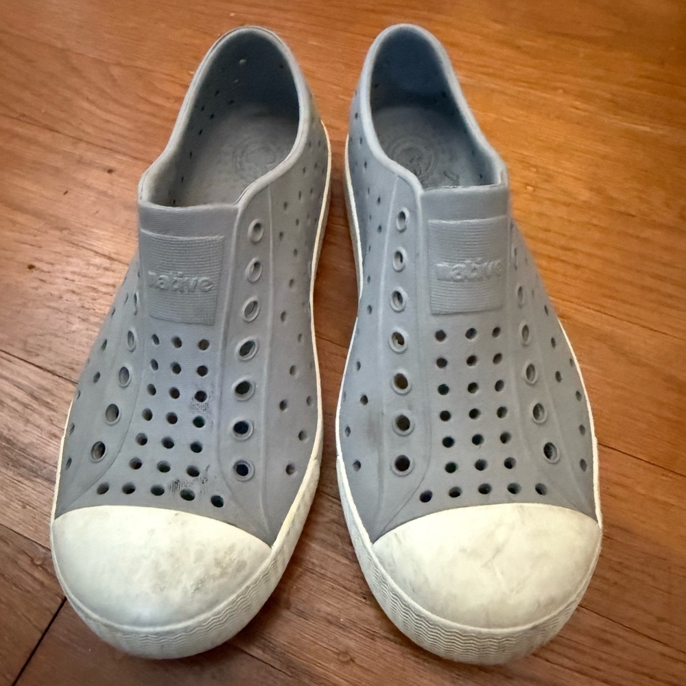 Gray Slip-On Shoes